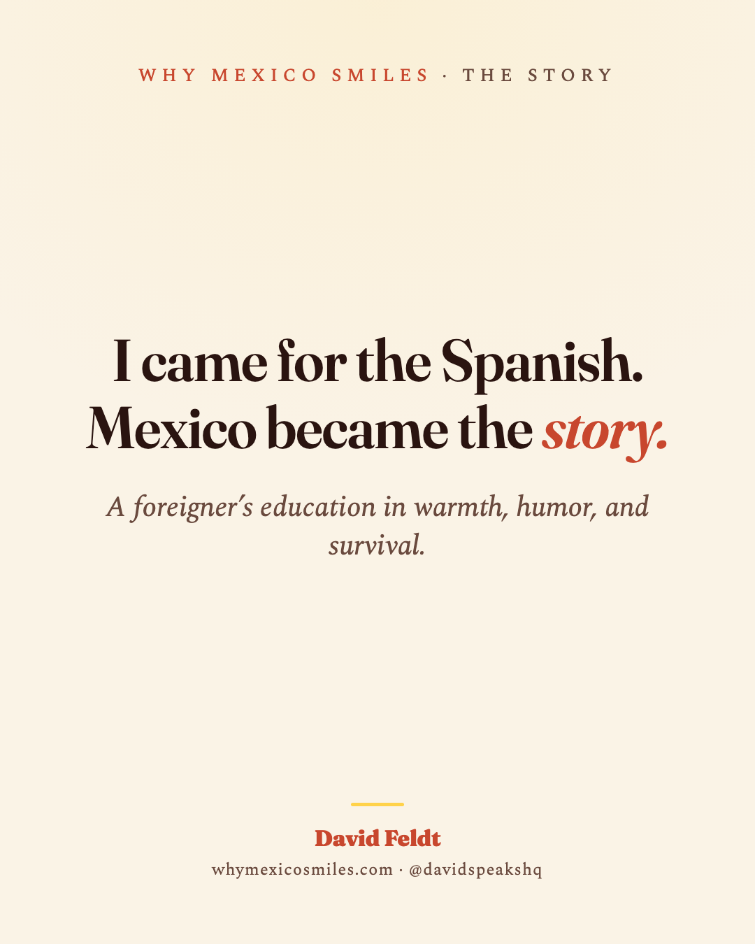 Why Mexico Smiles quote card
