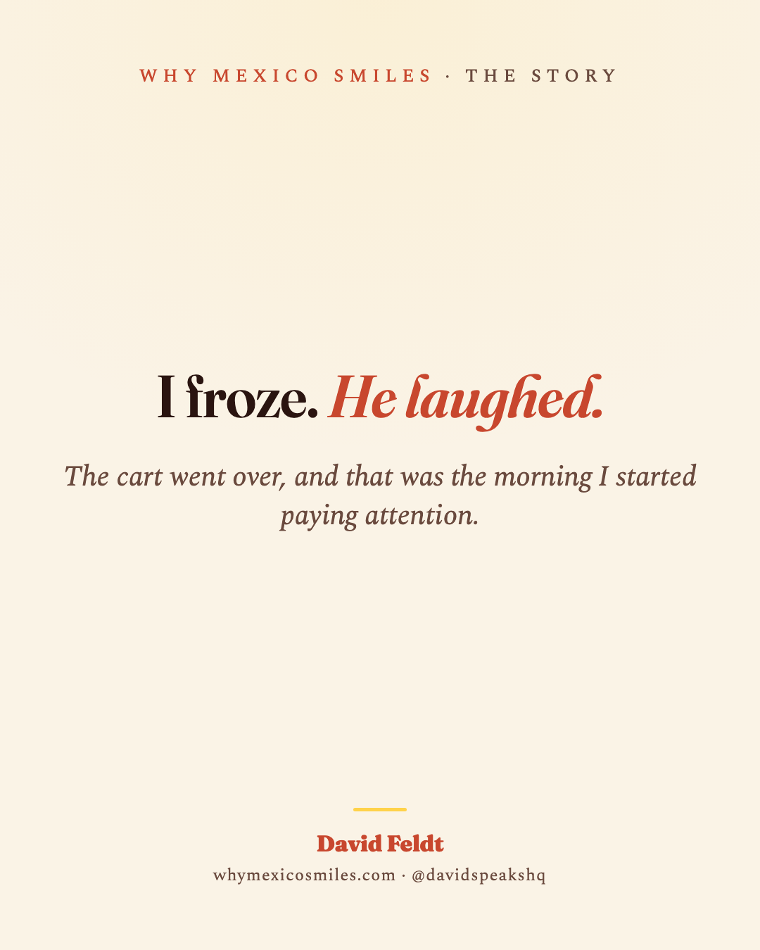 Why Mexico Smiles quote card